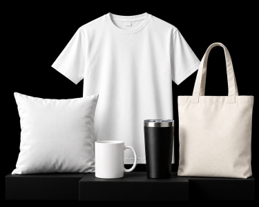 Mockup Minimalista em Fundo Preto